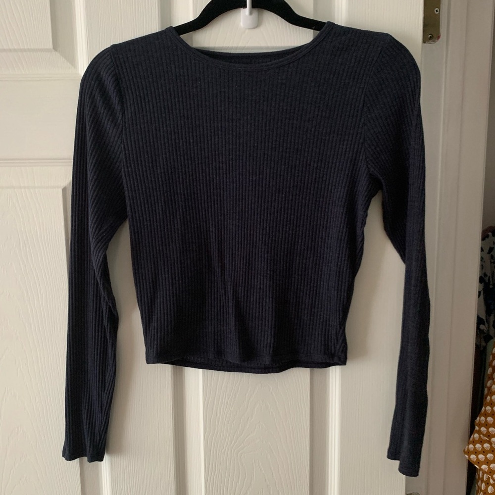 Basic Ribbed Crop Top NWOT
